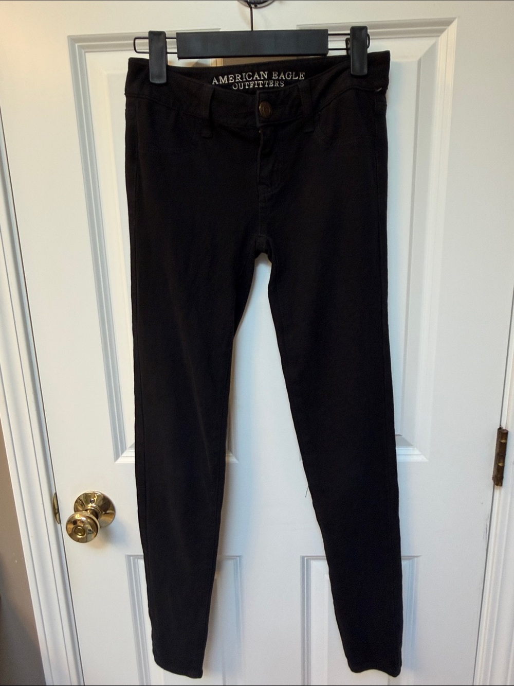 American Eagle Outfitters Black Jegging Super Stretch Jeans Size 0